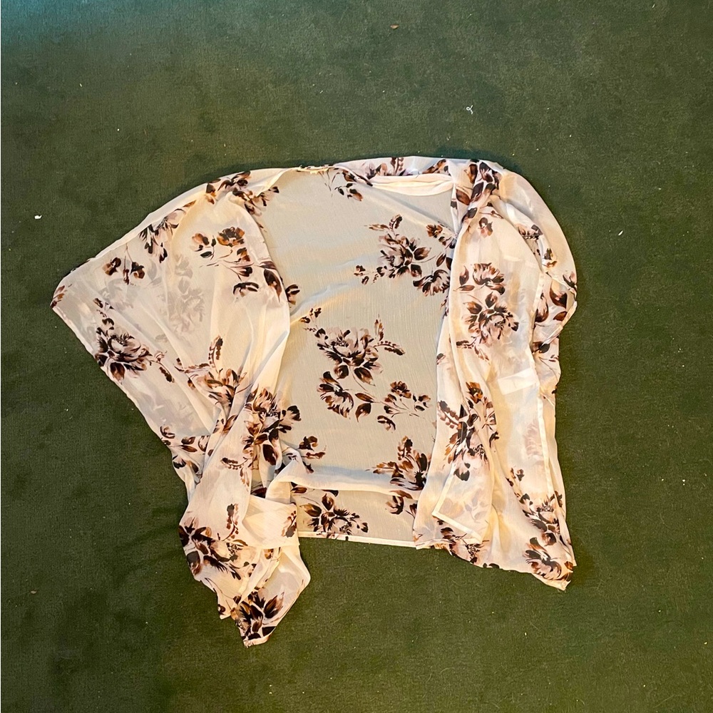 maurice’s floral cover up, one size
